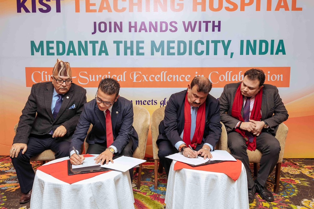 KIST Teaching Hospital and Medanta Hospital Sign Bilateral Cooperation Agreement for Service Expansion